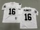 Men's Las Vegas Raiders #16 Jim Plunkett White Mitchell & Ness Jersey