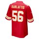 Men's Kansas City Chiefs George Karlaftis Nike Red Player Game Jersey