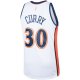 Men's Golden State Warriors Stephen Curry Mitchell & Ness White Hardwood Classics Swingman Jersey