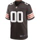 Men's Nike Cleveland Browns Brown Custom Game Jersey