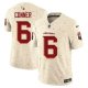Men's Arizona Cardinals #6 James Conner Cream Rivalries Collection F.U.S.E. Vapor Limited Stitched Jersey