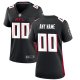 Women's Nike Atlanta Falcons Black Custom Game Jersey