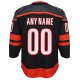 Youth Carolina Hurricanes  Black Home Premier Custom Jersey