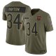 Men's #34 Walter Payton Chicago Bears Nike 2025 Salute to Service Retired Limited Olive Jersey