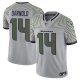 Men's Seattle Seahawks #14 Sam Darnold Gray Rivalries Collection F.U.S.E. Vapor Limited Stitched Jersey