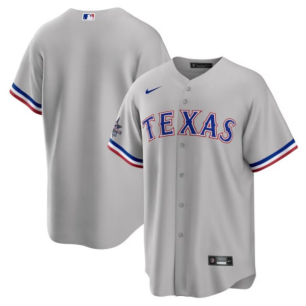 Men's Texas Rangers Nike Gray 2025 MLB All-Star Game Away Replica Jersey