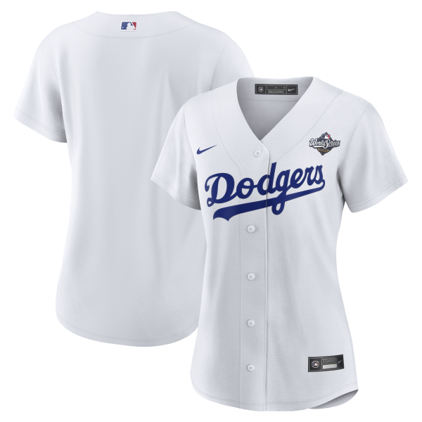 Women's Los Angeles Dodgers Nike White 2025 World Series Home Jersey