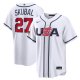 Men's USA Baseball Tarik Skubal Nike White 2026 World Baseball Classic Home Stadium Jersey