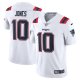 Men's New England Patriots Mac Jones Nike White Vapor Limited Jersey