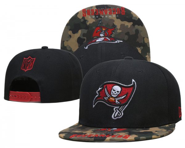 Tampa Bay Buccaneers Black and Camouflag Cap