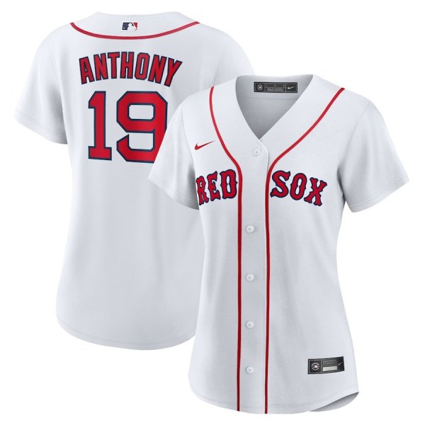 Women's Boston Red Sox #19 Roman Anthony Nike White Home Replica Jersey