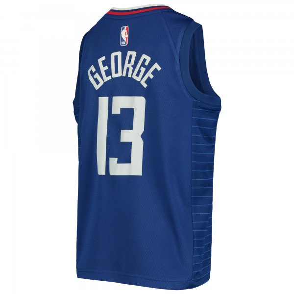 Youth LA Clippers Paul George Nike Royal Swingman Jersey - Icon Edition