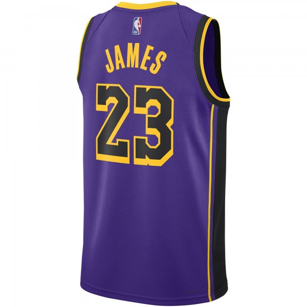 Unisex Los Angeles Lakers LeBron James Jordan Brand Purple Swingman Jersey - Statement Edition