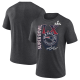 Men's New England Patriots  Charcoal Super Bowl LX Retro Tri-Blend T-Shirt