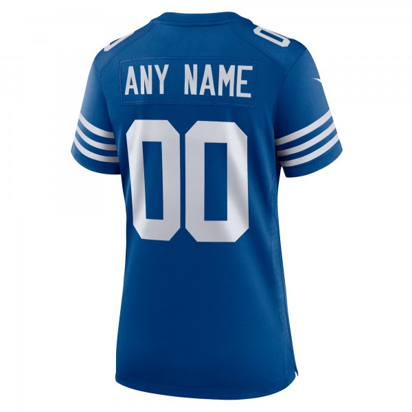 Women's Indianapolis Colts Nike Royal Alternate Custom Jersey