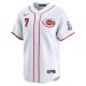 Men's Cincinnati Reds Spencer Steer Nike White Home Limited Player Jersey