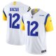Men's Nike #12 Puka Nacua White Los Angeles Rams Vapor F.U.S.E. Limited Player Jersey