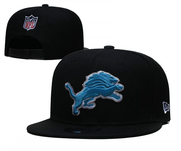 Detroit Lions Black Cap