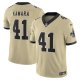 Men's New Orleans Saints #41 Alvin Kamara Nike Gold Alternate Gameday Golds Alternate Vapor F.U.S.E. Limited Jersey