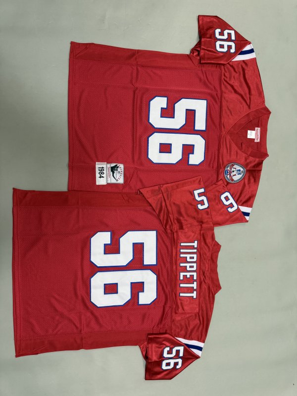 Men's New England Patriots #56 Andre Tippett Red Jersey