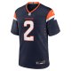Men's Denver Broncos Patrick Surtain II Nike Navy Alternate Game Jersey