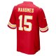 Men's Kansas City Chiefs Patrick Mahomes Nike Red Super Bowl LVII (2022 Season) Patch Game Jersey