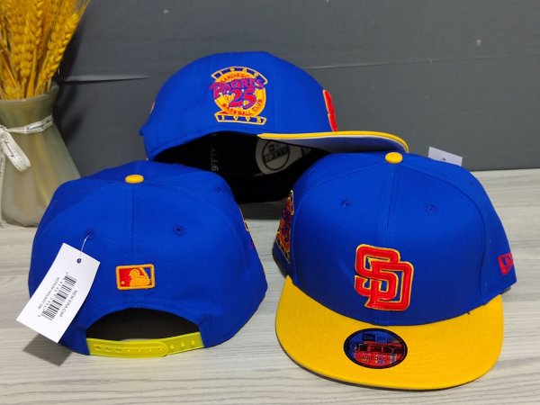 San Diego Padres Blue and Yellow Cap