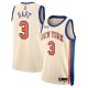 Men's Unisex New York Knicks #3 Josh Hart Nike Cream 2025/26 Swingman City Edition Jersey