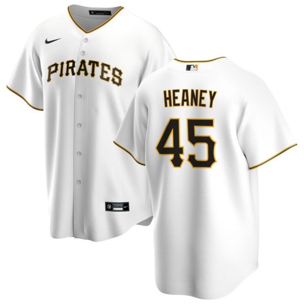 Men's #45 Andrew Heaney Pittsburgh Pirates Nike Home White Jersey