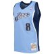 Men's Utah Jazz Deron Williams Mitchell & Ness Blue 2001/02 Hardwood Classics Swingman Jersey