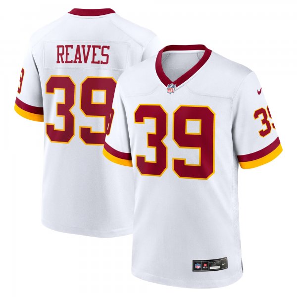 Men's #39 Jeremy Reaves Washington Commanders Nike Game Super Bowl Era White Jersey