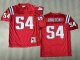 Men's New England Patriots #54 Tedy Bruschi Red Jersey