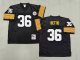 Men's Pittsburgh Steelers #36 Jerome Bettis Black Jersey