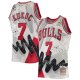 Men's Chicago Bulls Toni Kukoc Mitchell & Ness White Hardwood Classics 1995/96 Hyper Hoops Swingman Jersey