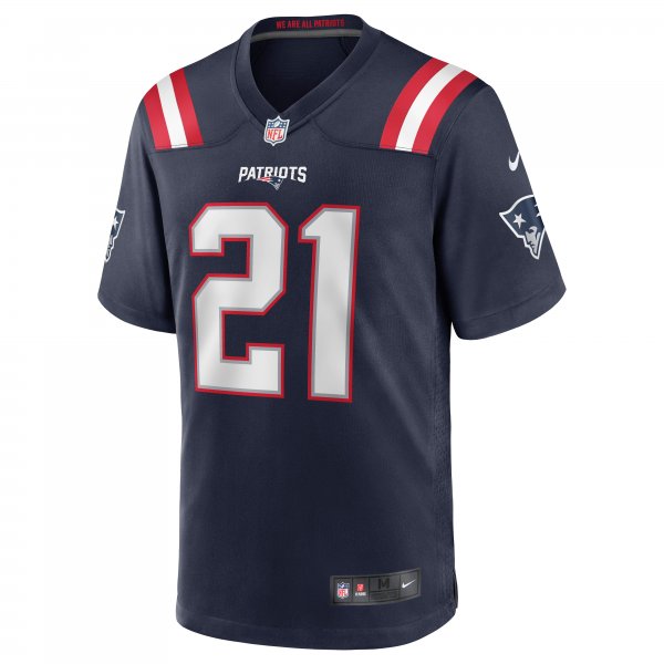 Men's New England Patriots Adrian Phillips Nike Navy Game Jersey