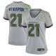 Women's #21 Devon Witherspoon Seattle Seahawks Nike 2025 Rivalries Collection Game Wolf Gray Jersey