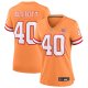 Women's Tampa Bay Buccaneers #40 Mike Alstott Nike Creamsicle 50th Season Game Jersey