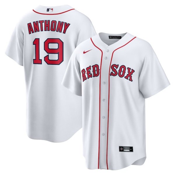 Youth Boston Red Sox #19 Roman Anthony Nike White Home Replica Jersey