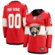 Women's Florida Panthers Fanatics 2025 Stanley Cup Final Home Breakaway Custom Red Jersey