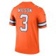 Men's Denver Broncos Russell Wilson Nike Orange Alternate Legend Jersey