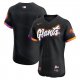 Men's San Francisco Giants Nike 2025 City Connect Elite Anthracite Jersey