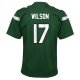 Youth New York Jets Garrett Wilson Nike Green Game Jersey