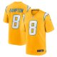 Men's Los Angeles Chargers #8 Omarion Hampton Nike Gold Alternate Charger Power Game Player Jersey