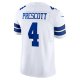 Men's Dallas Cowboys Dak Prescott Nike White Vapor F.U.S.E. Limited Jersey